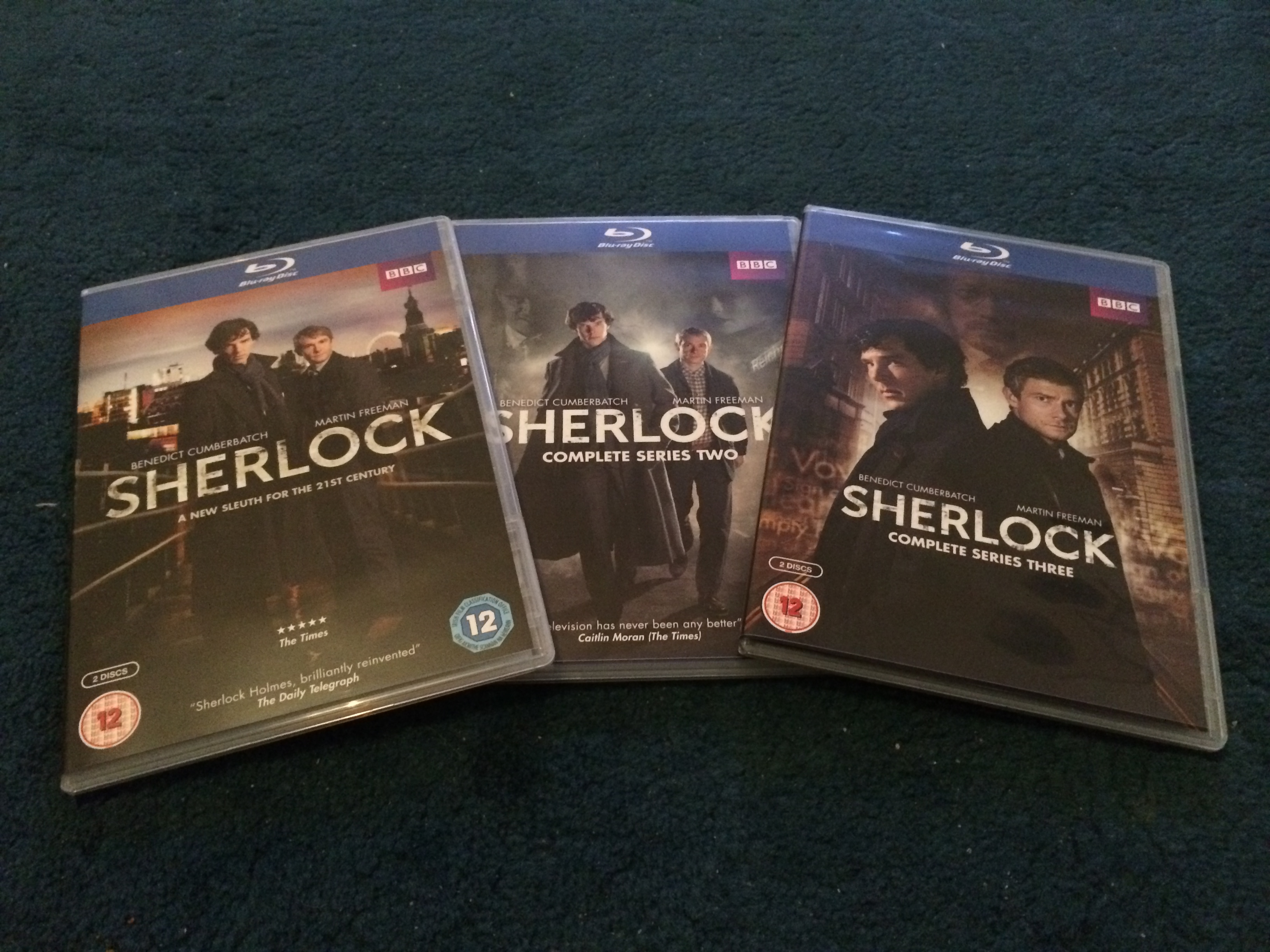 Sherlock: Season 1-3 BBC Blu-Ray Limited Numbered Box Set – TechBeach